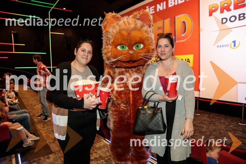 Premiera filma najbolj popularnega oranžnega mačka Garfield v Cineplexx Ljubljana