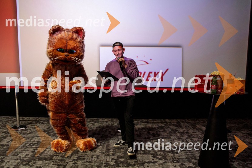  Matic MeškoPremiera filma najbolj popularnega oranžnega mačka Garfield v Cineplexx Ljubljana