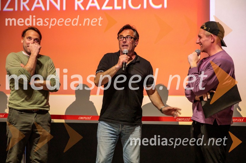  Rok Kunaver, igralec;  Jernej Kuntner, igralec;  Matic MeškoPremiera filma najbolj popularnega oranžnega mačka Garfield v Cineplexx Ljubljana