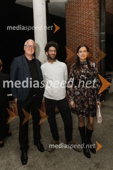 mag. Marko Rusjan, državni sekretar, MK;  Tomaž Zarifa, umetnik;  ... Koncert ob 30-letnici gledališke hiše in 20-letnici statusa narodnega gledališča Nova Gorica