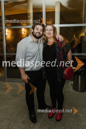  Jakob Šfiligoj, igralec;  Eva SlokarKoncert ob 30-letnici gledališke hiše in 20-letnici statusa narodnega gledališča Nova Gorica