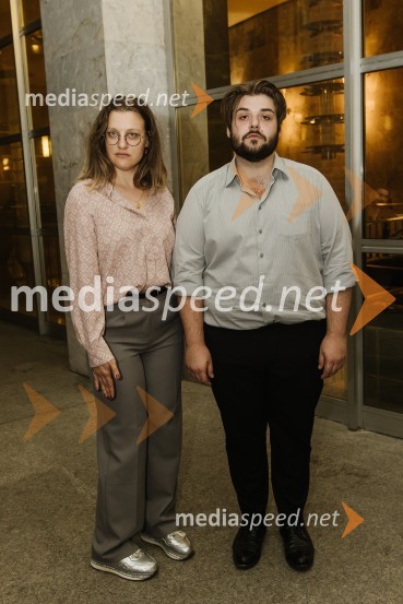  Tereza  Gregorič, dramaturginja;  Jakob Šfiligoj, igralecKoncert ob 30-letnici gledališke hiše in 20-letnici statusa narodnega gledališča Nova Gorica