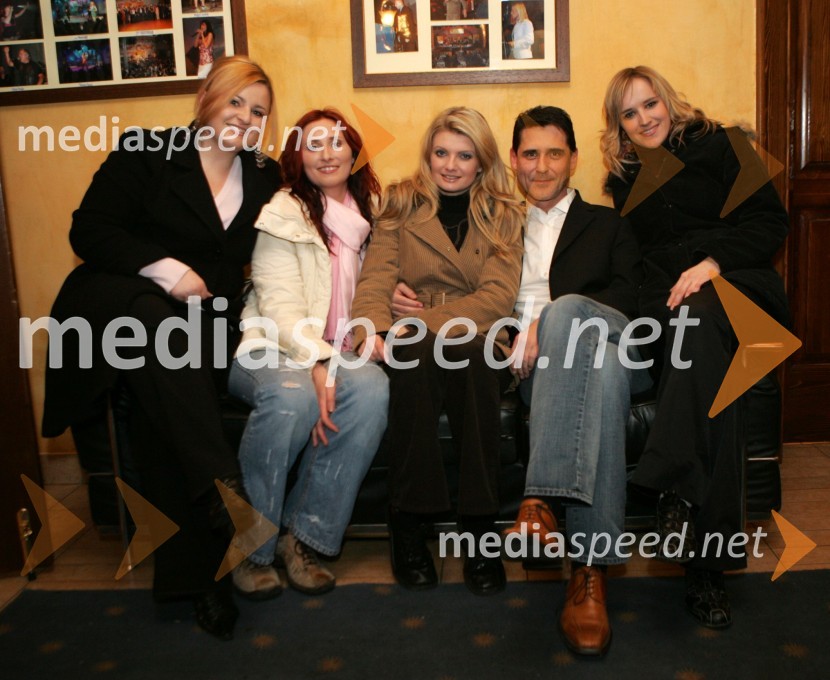 Zasedba Vesele Štajerke in Stojan AuerPodalpski večer, snemanje nove oddaje na Net Tv