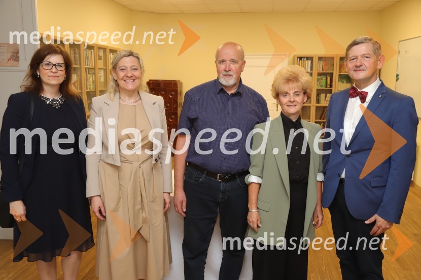  Tanja Ozvatič , ravnateljica in odgovorna urednica, Društvo Mohorjeva družba;  Ignacija  Fridl Jarc, dekanja Fakultete za slovenske in mednarodne študije Nove univerze;  ... ;  ... ;  Primož Premzl, založnik, zbiratelj in galeristOdprtje Župnijske knjižnice Jurija Borešiča v  Malečniku