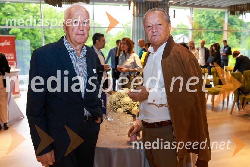  Vojko Čok, predsednik častnega razsodišča združenja Manager;  Anton Papež, globalni vodja in soustanovitelj podjetja InterenergoMQ konferenca 2024