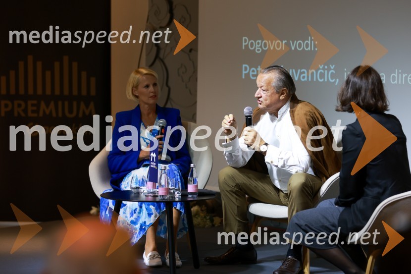  Petra Juvančič, izvršna direktorica, Združenje Manager;  Anton Papež, globalni vodja in soustanovitelj podjetja InterenergoMQ konferenca 2024