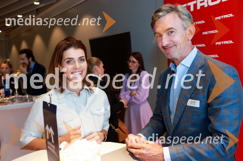  Nejka  Grabnar, direktorica kadrovske službe, Hidria;  Marko Lukić, lastnik in direktor družbe Lumar IGMQ konferenca 2024