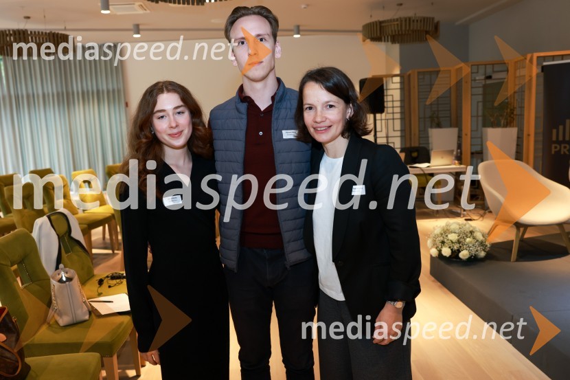  Nikola Krajnovič, Mediade d.o.o.;  Monika Berce, Mediade d.o.o.;  Katarina Papež Delor, direktorica, BeKaMQ konferenca 2024