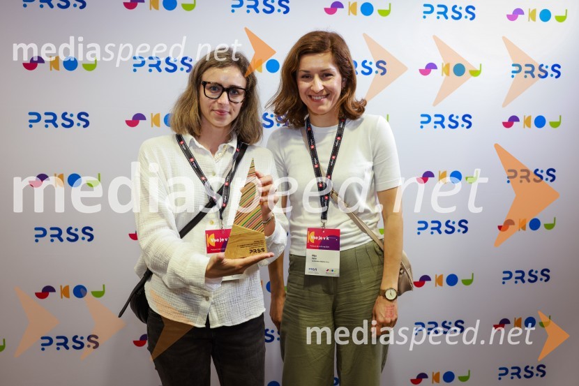  Teja Stamić, Ljubljanske mlekarne d.o.o.;  Maja Kalan, Ljubljanske mlekarne26. SKOJ, prvi dan konference in podelitev nagrad Prizma