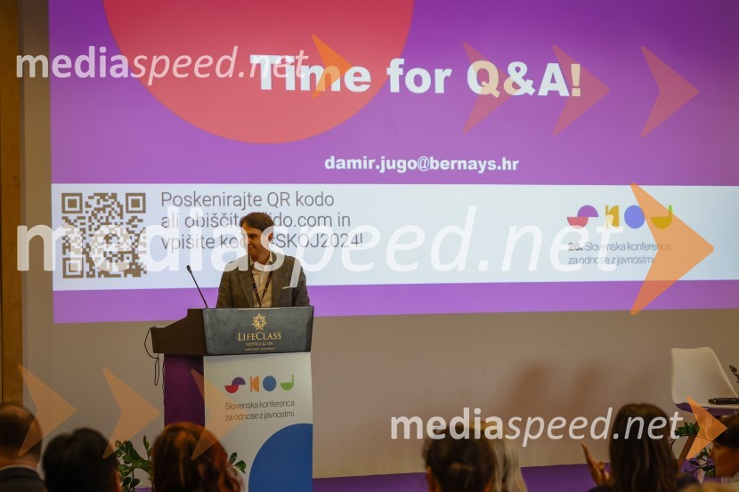 dr. Damir Jugo, dekan, Edward Bernays University of Applied Sciences26. SKOJ, prvi dan konference in podelitev nagrad Prizma