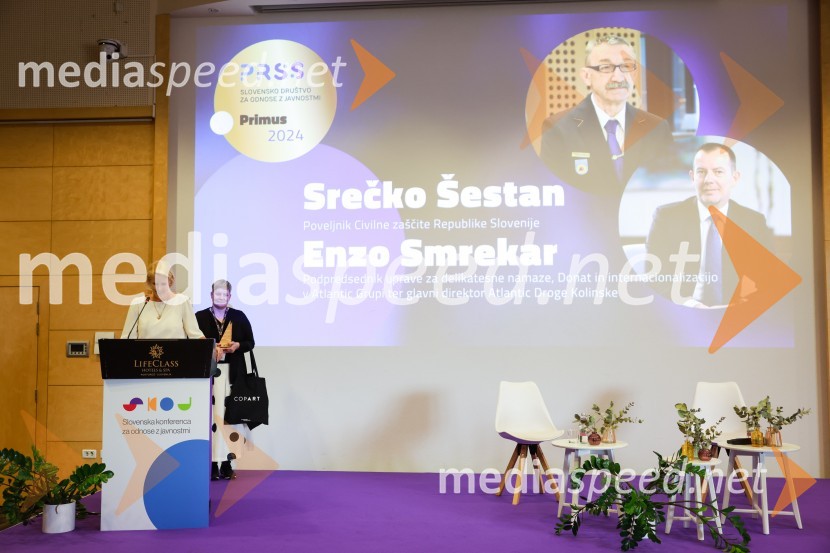  Petra Juvančič, izvršna direktorica, Združenje Manager26. SKOJ, prvi dan konference in podelitev nagrad Prizma