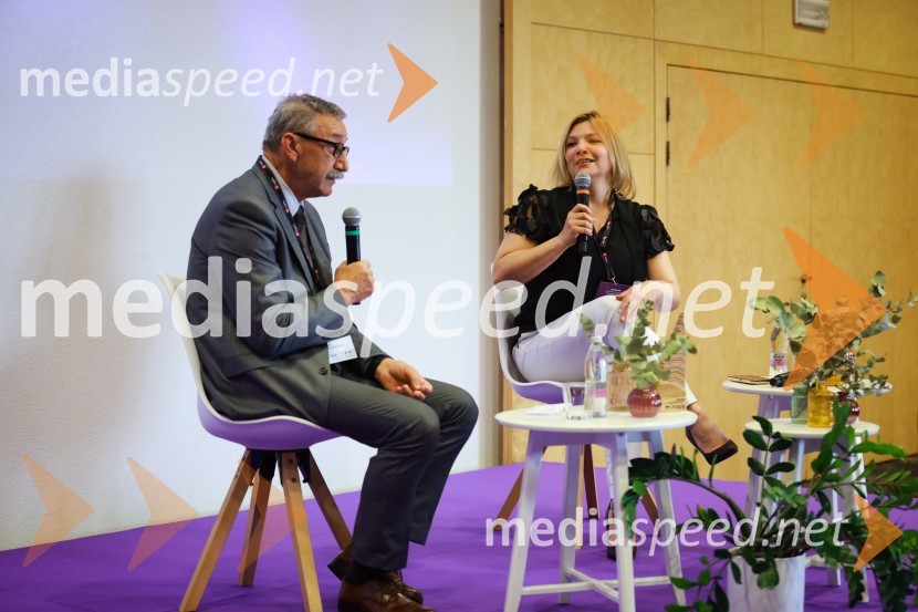  Srečko Šestan, poveljnik, Civilna zaščita Republike Slovenije;  Alenka Vidic Praprotnik, o2826. SKOJ, prvi dan konference in podelitev nagrad Prizma