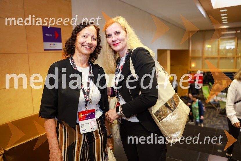 dr. Nevenka Šestan; mag. Melita Joželj Nose, Herman&partnerji26. SKOJ, prvi dan konference in podelitev nagrad Prizma