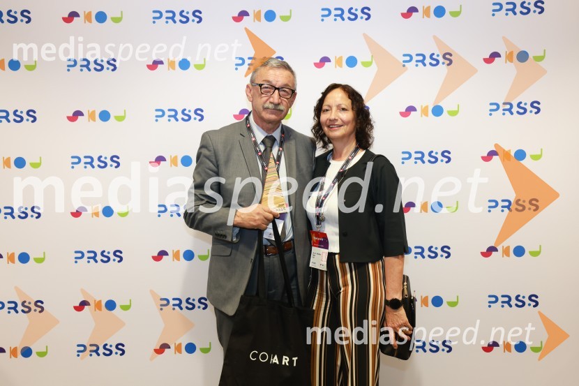  Srečko Šestan, poveljnik, Civilna zaščita Republike Slovenije; dr. Nevenka Šestan26. SKOJ, prvi dan konference in podelitev nagrad Prizma