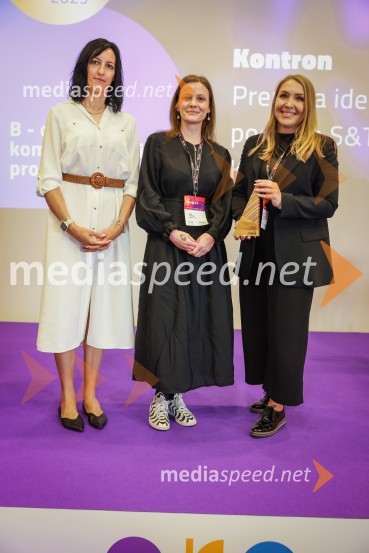  Sanja  Grobovšek, Taktik;  Anita Volčanjšek, Kontron d.o.o.;  ... 26. SKOJ, prvi dan konference in podelitev nagrad Prizma