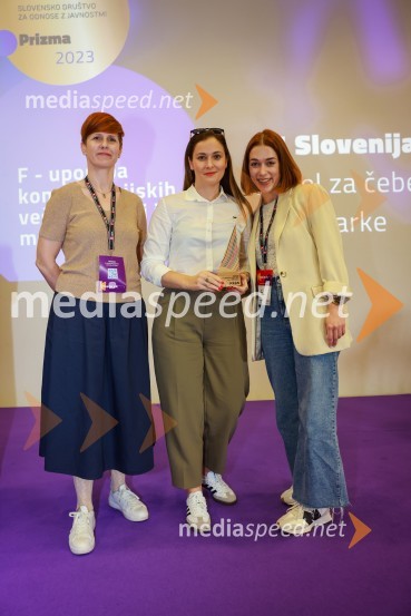  Mateja Breznik, Novartis;  ... ;  Ana Boršič, A1 Slovenija26. SKOJ, prvi dan konference in podelitev nagrad Prizma