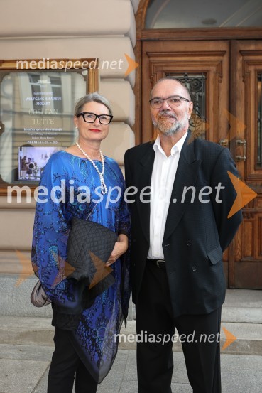  Mateja Urlep,  TikhePharma; mag. Vojmir  Urlep, bivši predsednik uprave Lek d.d.Così fan tutte, premiera opere v SNG Opera in balet Ljubljana