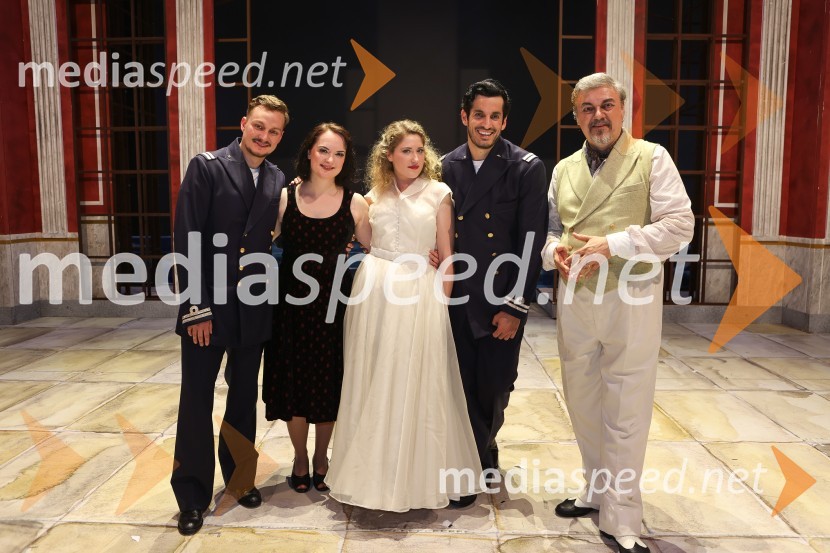  Jaka Mihelač, operni pevec, baritonist;  Štefica Grasselli, operna pevka;  Darija Auguštan, sopranistka;  Bryan López González, tenor;  Saša  Čano, operni pevecCosì fan tutte, premiera opere v SNG Opera in balet Ljubljana