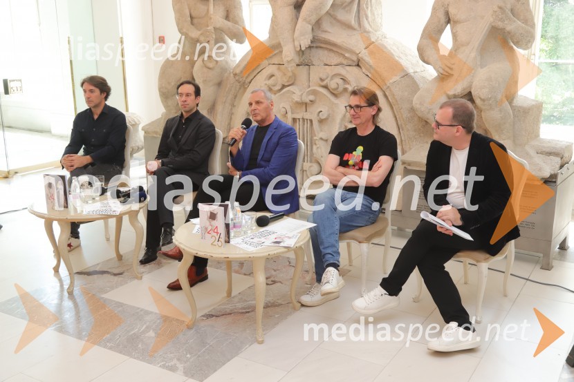  Edward Clug, umetniški direktor, Balet SNG Maribor;  Simon Krečič, umetniški direktor Opere SNG Maribor;  Danilo Rošker, direktor SNG Maribor;  Aleksandar  Popovski, režiser, umetniški direktor Drame SNG Maribor;  Alan Kavčič, predstavnik za odnose z javnostmi SNG MariborSlovensko narodno gledališče Maribor Drama, Opera, Balet, predstavilo repertoar sezone 2024/2025