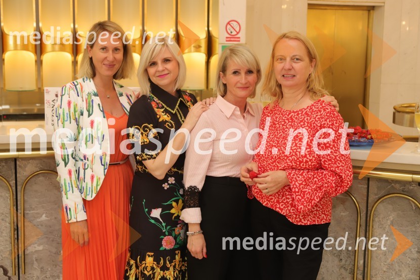  Mateja Kožuh, producentka in joga učiteljica MS7;  Darja Čižek, marketing, SNG Maribor;  Anja  Žižek, marketing SNG Maribor;  Jasmina Leskovar, SNG MariborSlovensko narodno gledališče Maribor Drama, Opera, Balet, predstavilo repertoar sezone 2024/2025