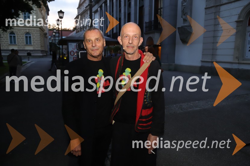  Danilo Rošker, direktor SNG Maribor;  Davor Herga, igralecDRAMANJE, večer mariborske Drame