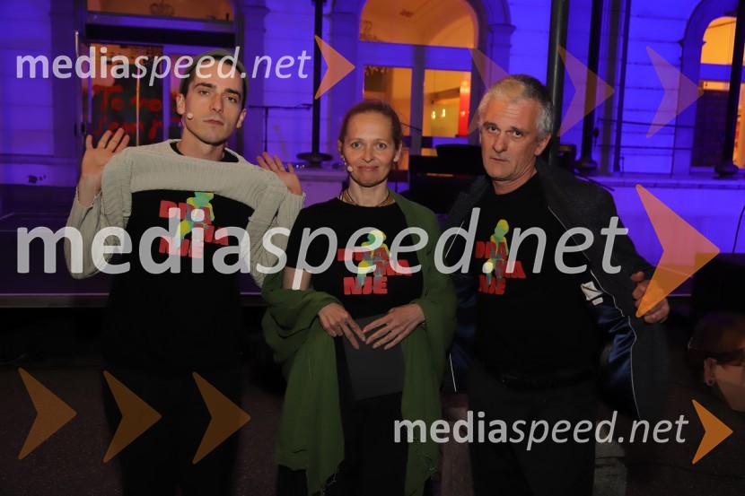  Petja Labović, igralec;  Mojca Simonič, igralka;  Vladimir Vlaskalić, igralecDRAMANJE, večer mariborske Drame