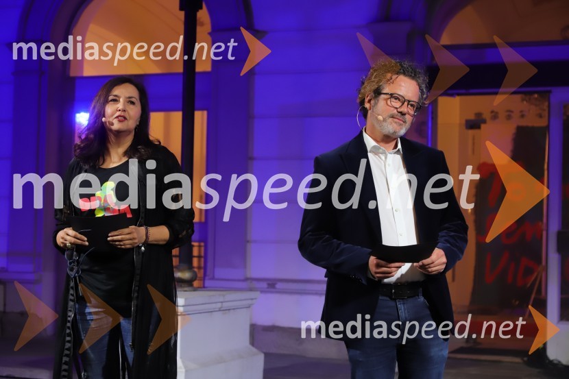  Ksenija Mišič, igralka;  Vojko Belšak, igralecDRAMANJE, večer mariborske Drame