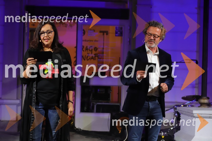  Ksenija Mišič, igralka;  Vojko Belšak, igralecDRAMANJE, večer mariborske Drame