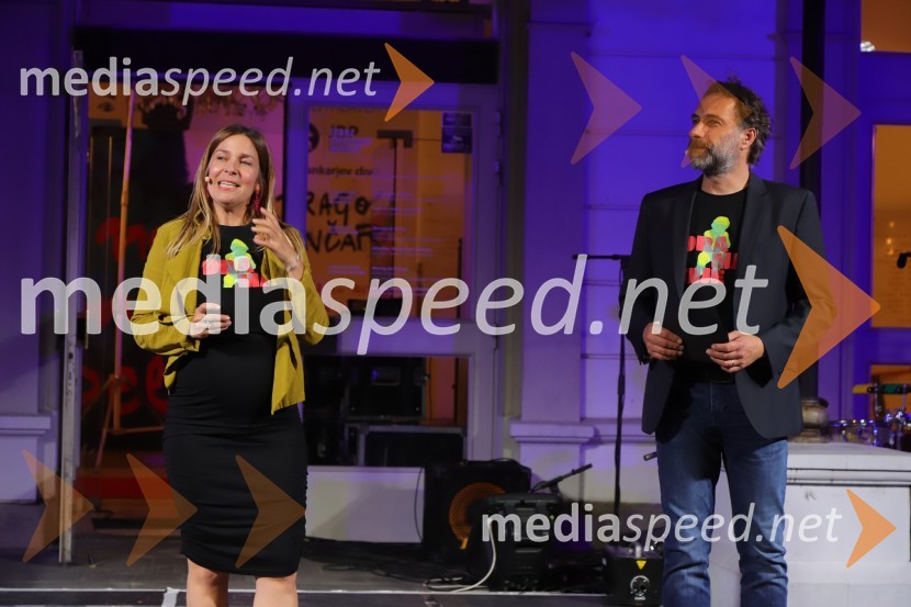  Ana Urbanc, igralka;  Gorazd Žilavec, igralecDRAMANJE, večer mariborske Drame