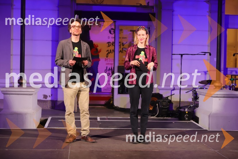  Matija Stipanič, igralec;  Julija Klavžar, igralkaDRAMANJE, večer mariborske Drame