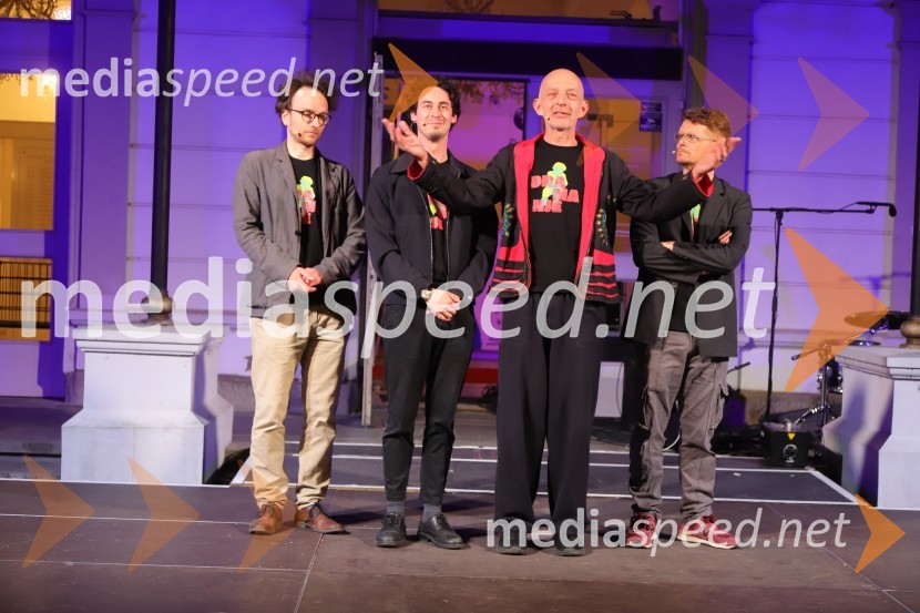  Matija Stipanič, igralec;  Žan Koprivnik, pianist;  Davor Herga, igralec;  Matevž Biber, igralecDRAMANJE, večer mariborske Drame