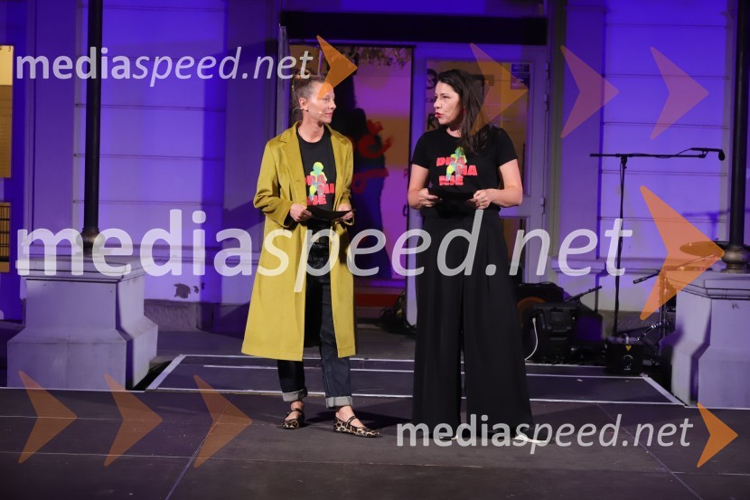  Nataša Matjašec Rošker, igralka;  Minca Lorenci, igralkaDRAMANJE, večer mariborske Drame