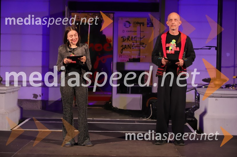  Liza Marijina, igralka;  Davor Herga, igralecDRAMANJE, večer mariborske Drame