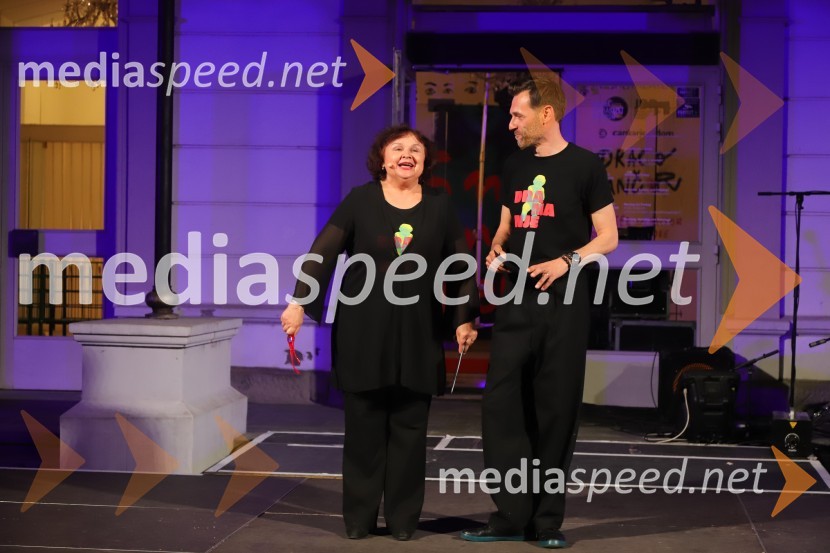  Irena Varga, igralka;  Viktor Hrvatin Meglič, igralecDRAMANJE, večer mariborske Drame