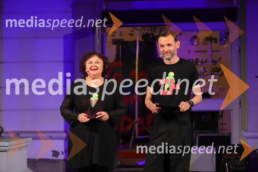  Irena Varga, igralka;  Viktor Hrvatin Meglič, igralecDRAMANJE, večer mariborske Drame