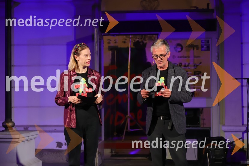  Julija Klavžar, igralka;  Vladimir Vlaskalić, igralecDRAMANJE, večer mariborske Drame