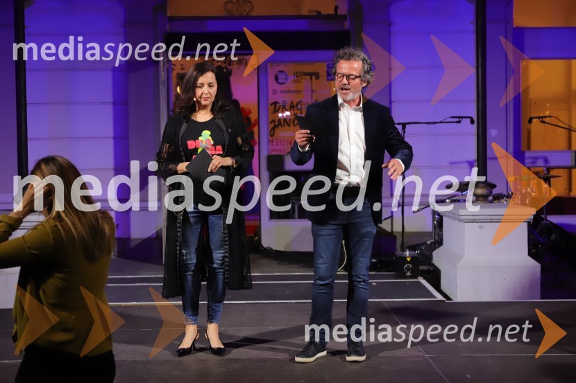  Ksenija Mišič, igralka;  Vojko Belšak, igralecDRAMANJE, večer mariborske Drame