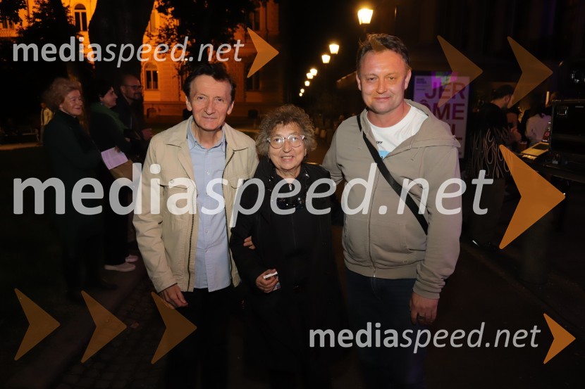  Vili Ravnjak, dramaturg, SNG Maribor;  Dragica Petrovič, režiserka in producentka;  Peter Srpčič, direktor, Mestno gledališče PtujDRAMANJE, večer mariborske Drame