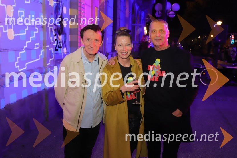  Vili Ravnjak, dramaturg, SNG Maribor;  Nataša Matjašec Rošker, igralka;  Danilo Rošker, direktor SNG MariborDRAMANJE, večer mariborske Drame