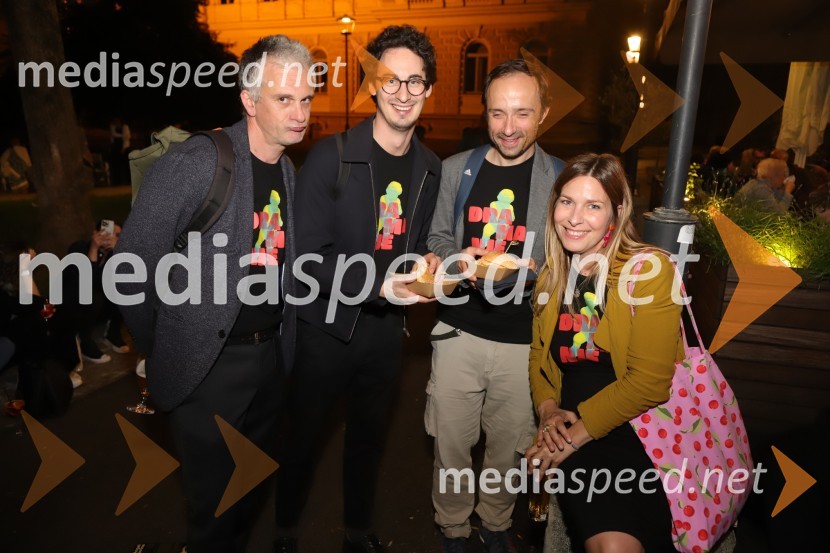  Vladimir Vlaškalić, igralec;  Žan Koprivnik, igralec;  Nejc Ropert, igralec;  Ana Urbanc, igralkaDRAMANJE, večer mariborske Drame