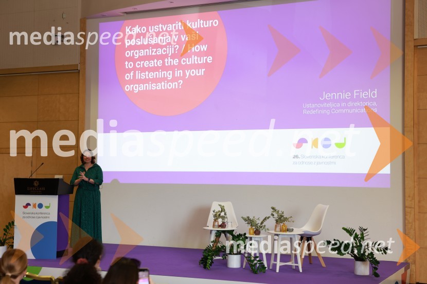  Jenni Field, ustanoviteljica in direktorica, Redefining Communications26. SKOJ, drugi dan konference
