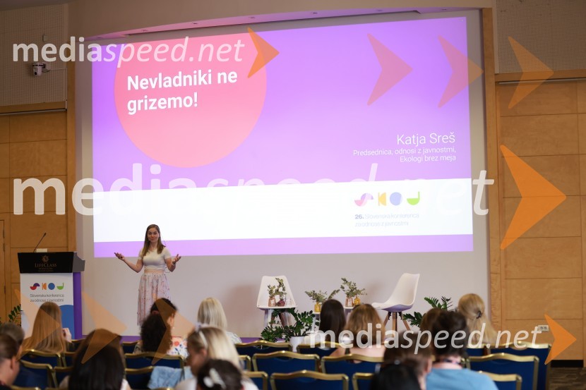  Katja  Sreš, predsednica, Ekologi brez meja26. SKOJ, drugi dan konference