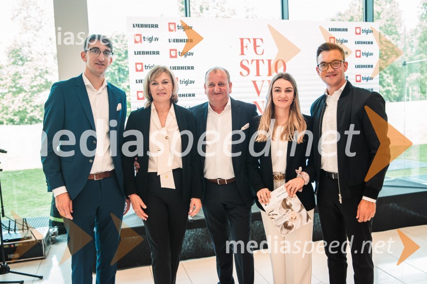  Rok Koželj, AmCham;  Jana Koželj, Koželj d.o.o.;  Jože Koželj, direktor Koželj d.o.o.;  Lucija Koželj, Koželj d.o.o.;  Jan Koželj, Koželj d.o.o.Jubilejni 10. Festvina