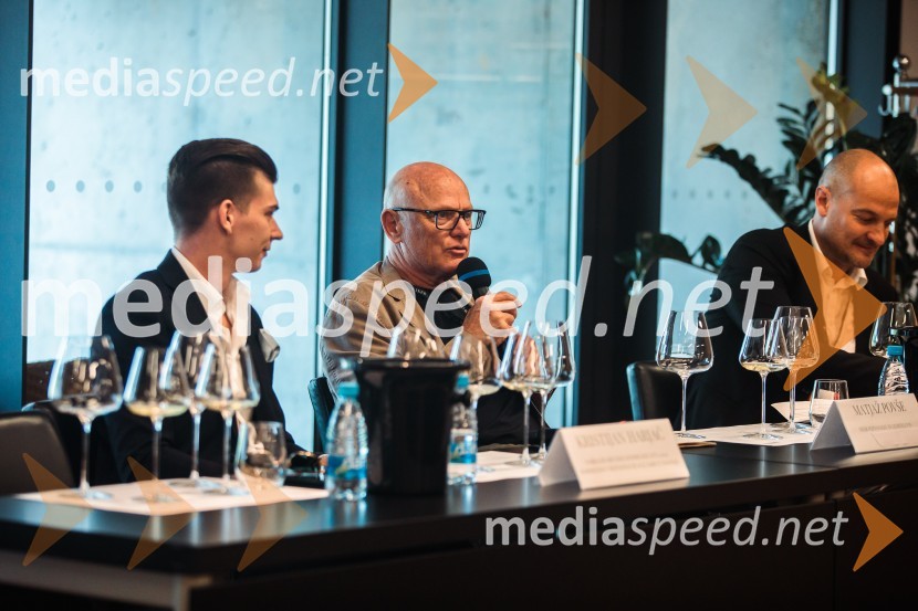  Kristijan Harjač, vodja restavracije, Agli Amici Rovinj;  Matjaž Povše;  Martin GruzovinJubilejni 10. Festvina