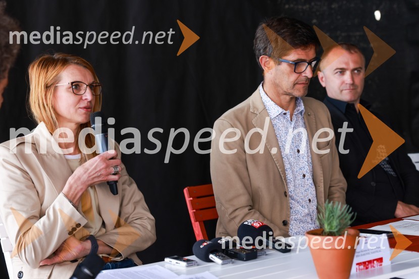  ... ;  Matjaž Rakovec, župan Mestne občine Kranj;  Klemen Malovrh, direktor, Zavod za turizem KranjPrešerno poletje 2024, novinarska konferenca