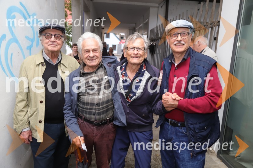  ... ;  Smiljan Pušenjak, fotograf;  ... ;  Miha Kacafura, fotografOdprtje fotografske razstave avtorja Dragiše Modrinjaka