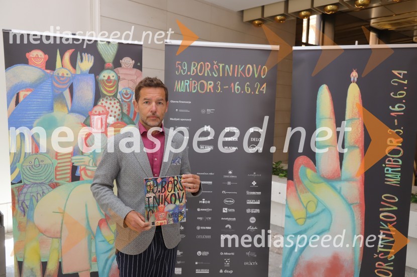  Aleš Novak, umetniški direktor Festival Borštnikovo srečanjeNovinarska konferenca pred začetkom 59. Festivala Borštnikovo srečanje