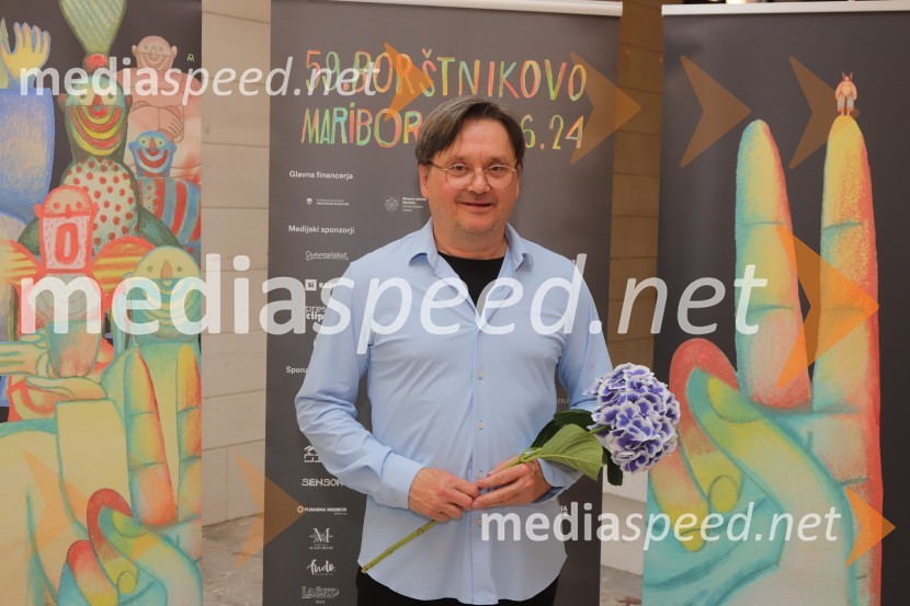  Branko Šturbej, igralecNovinarska konferenca pred začetkom 59. Festivala Borštnikovo srečanje