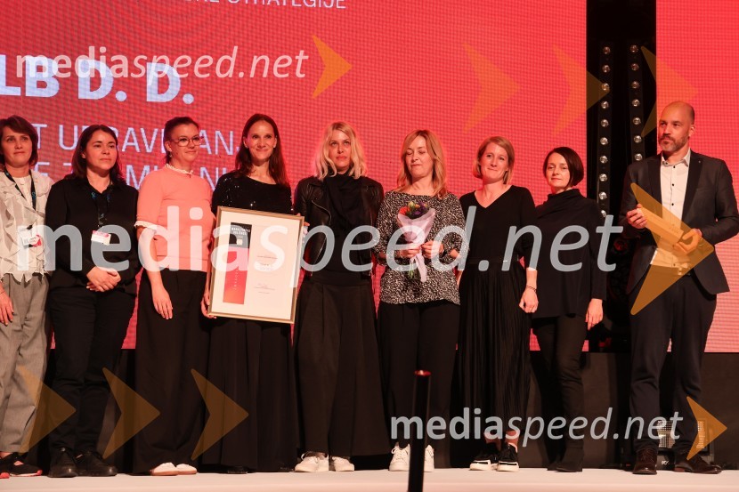  ... ;  ... ;  ... ;  ... ;  ... ;  Manja Gradišek,  namestnica direktorja oddelka Blagovna znamka in komuniciranje pri NLB d.d.;  ... ;  ... ;  ... Marketinška odličnost 2024, podelitev