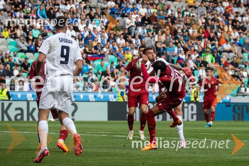  Andraž Šporar, nogometaš;  ... ;  ... Pripravljalna tekma za Euro 2024: Slovenija – Armenija